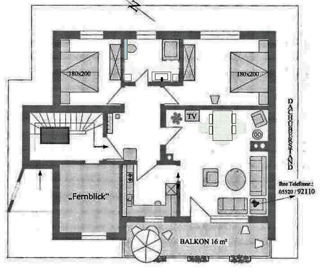 شقة Harzhaus Rauch برونلاغ المظهر الخارجي الصورة